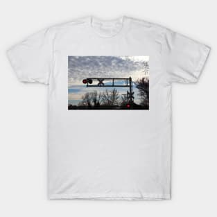 Clouds At RR Crossing T-Shirt